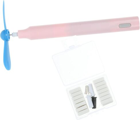 Electric Eraser Portable with Modes for Students Fine Art Sketching Drawing Includes Fan Stirrer Rod and Replacement Erasers Quiet Operation in Pink Random Color in Saudi Arabia