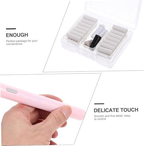 Electric Eraser Portable with Modes for Students Fine Art Sketching Drawing Includes Fan Stirrer Rod and Replacement Erasers Quiet Operation in Pink Random Color in Saudi Arabia