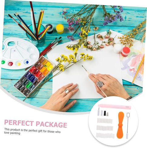 Electric Eraser Portable with Modes for Students Fine Art Sketching Drawing Includes Fan Stirrer Rod and Replacement Erasers Quiet Operation in Pink Random Color in Saudi Arabia