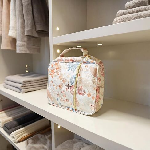 Large Bible Bag for Women, PU Leather Scripture Tote with Zipper Closure and Handles, 13x10x3 Inch Bible Cover Case for Church, Study, Travel, Gift for Christian Women in Kuwait