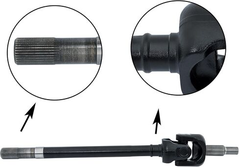 Front Axle Shaft Left Replacement for Wrangler Rubicon JL Dana44 2018-2024 68400739AA in Saudi Arabia