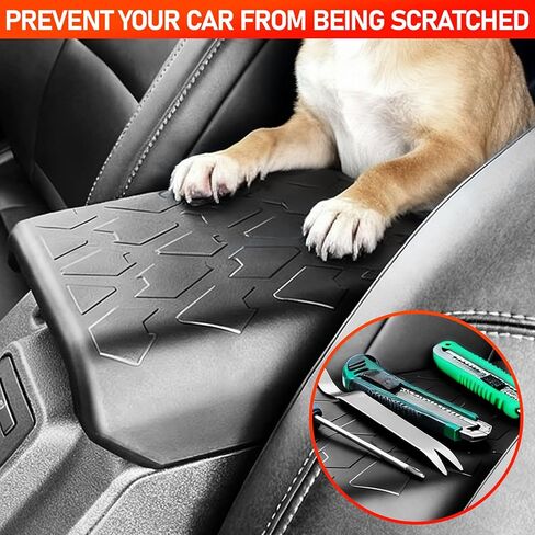 TPE Center Console Armrest Cover for Ford Bronco Accessories 2025 2024 2023 2022 2021,Prevent Dog Scratches Center Console Pad Waterproof Armrest Cover Fit Bronco 2/4 Door(Not Fit Sport) in Saudi Arabia