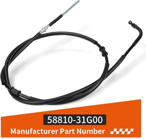 Rear Park Hand Brake Cable for Suzuki KingQuad 450 700 LT-A450X LT-A700X 2005-2010 58810-31G00 in Saudi Arabia
