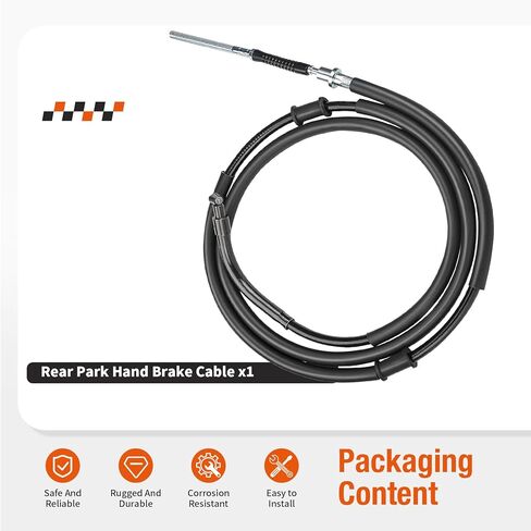 Rear Park Hand Brake Cable for Suzuki KingQuad 450 700 LT-A450X LT-A700X 2005-2010 58810-31G00 in Saudi Arabia