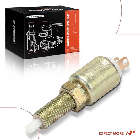 A-Premium Brake Light Switch Lamp Compatible with Nissan Sentra 1982-1986, Stanza 1982-1988, Pulsar 1983, Pulsar NX 1983-1986, 200SX 1980-1983, 210 1979-1982, 280Z, 280ZX, 310 1982, 510, 720, 2 Pins in Kuwait