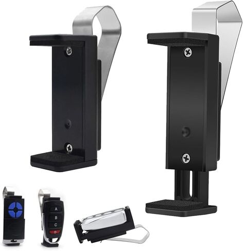 2 Pcs Garage Door Opener Clip,Adjustable Car Remote Control Visor,Garage Door Opener Holder,Visor Clip,Garage Opener Clip,Garage Door Opener Clip for Visor for Different Size Remotes 1.7-2.55 Inch in Saudi Arabia