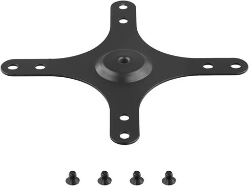 Portable Monitor Mounting Bracket Plate VESA 1/4 Inch Screw Hole to 100X100mm 75X75mm, M4 Screw Set Wall Mount Holder in Saudi Arabia