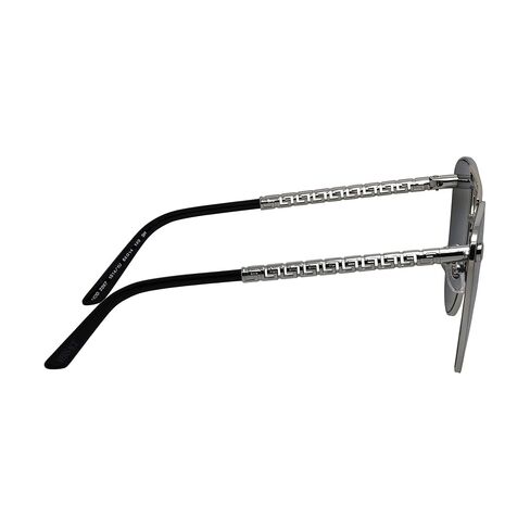 Versace VE 2267 15141U Silver/Gold Metal Cat-Eye Sunglasses Silver Mirror Lens in Saudi Arabia