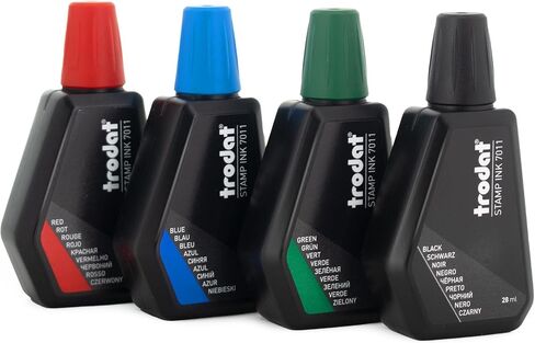 Stamp Pro Self Inking 2 Line Custom Stamp – Personalized Name or Text Stamp for Home, School, Crafts & Business Use – Choose Size, Font Style & Ink Color (Small) in Kuwait