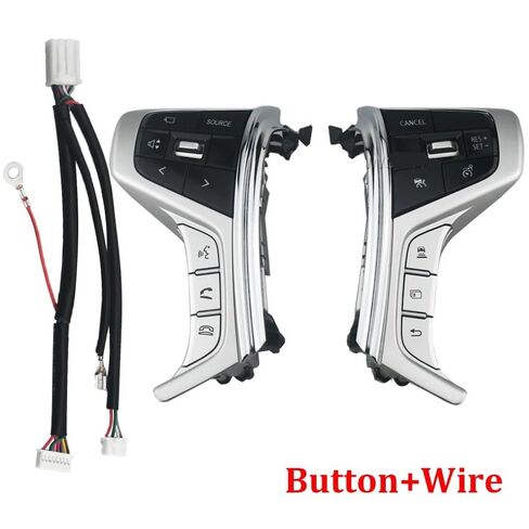Steering Wheel Mounted Cruise Control Switch Butto Cruise Control Switch/Fit for Mitsubishi Delica L200 2016-2022 Steering Wheel Audio Button for Pajero Sport 2015-2022 in Saudi Arabia