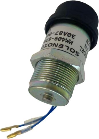 Fuel Shutoff Solenoid 30A8700060 30A87-00060 For Mitsubishi Engine L2E L3A L3C L3E L3E-31NS L3E-61ES L3E-62ES L3E-W231 K3B K3B-31DS K3E K3E-31NSA K3E-61ES K3ME1T K4D Replace Parts in Saudi Arabia