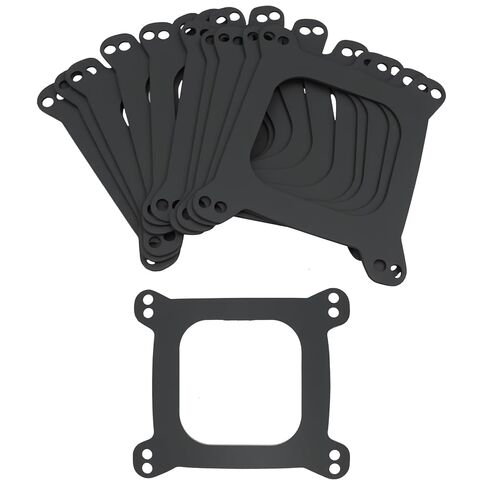 10 قطع مربعة 4BBL حشوات تركيب المكربن، حشوات قاعدة المكربن ​​متوافقة مع Holley 4150 4160 Edelbrock 1406 1405 1409 SBC BBC 350 454 302 351 إعادة بناء إصلاح المحرك in Saudi Arabia