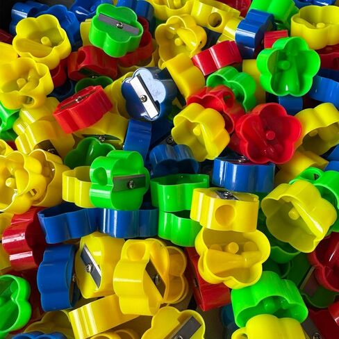 40 Pcs Mini Round Manual Pencil Sharpeners, Portable Pocket Sharpener for Office School Art Supplies, Multicolor Desktop Accessories for Home & Classroom Use in Saudi Arabia