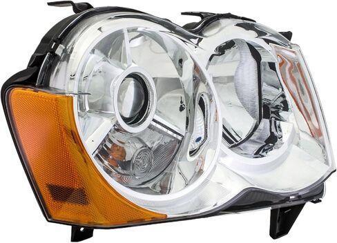Right Headlight Lens Housing Compatible With Jeep Grand Cherokee 2010 2009 2008 P-3595467 in Saudi Arabia