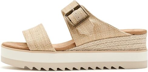 TOMS Women's Diana Mule Buckle Espadrille Wedge Sandal in Saudi Arabia