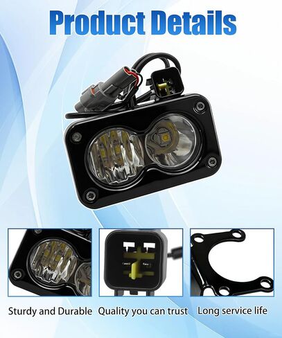 Motorcycle Light Bar Led Headlight Kit Fits for Talaria Sting R MX4 MX3, for Sur-Ron Segway X260,20W 6000-6500K Upgrade Motorcycle Front Lights Bars Led Headlamp in Saudi Arabia