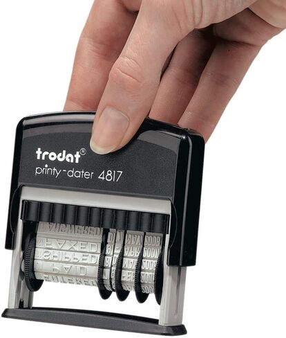 Trodat Printy 4817 Replacement Ink Pad - Violet (Pack of 2) in Saudi Arabia