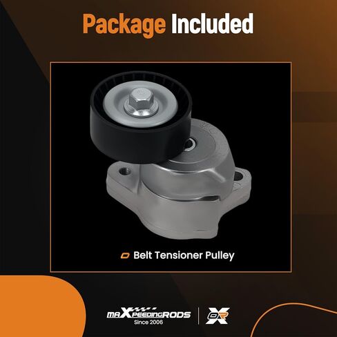 maXpeedingrods Belt Tensioner Assembly with Pulley for Jeep Cherokee 2014-2023 Renegade 2015-2021 Chrysler 200 2015-2017 Compass 2018-2022 Dodge Dart 2013-2016 Fiat 500X 2016-2018 19311461 4627742AA in Saudi Arabia