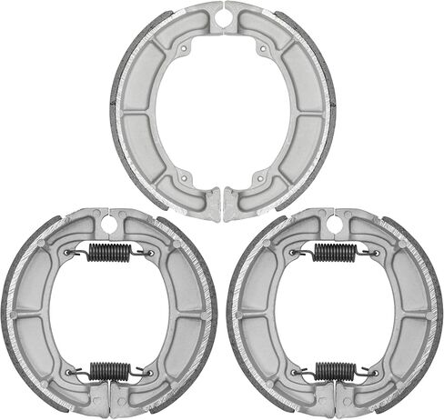Caltric Brake Shoe Compatible with Kawasaki 250 Klf250 KLF 250 Bayou 2003-2010 Front Rear Brake Shoes ATV in Saudi Arabia