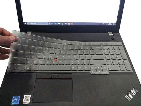 غطاء جلدي للوحة المفاتيح من السيليكون الشفاف متوافق مع Lenovo Thinkpad S3 E430 E430C E431 E440 E435 E335 E450C E460 E465 X230 S430 L330 L430 L450 L530 T430U T430 T430i T430S T450S T530 W530 in Kuwait
