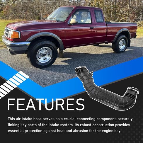 F47Z-9B659-A خرطوم آخذ للهواء متوافق مع 1992 1993 1994 Ford Ranger Explorer V6 4.0L يستبدل F47Z9B659A F47Z 9B659 A in Saudi Arabia