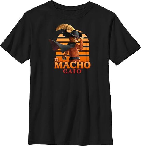 Boy's Puss in Boots: The Last Wish El Macho Gato T-Shirt in Saudi Arabia