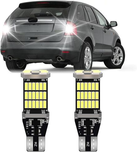 921 912 W16W أضواء عكسية لفورد 2009-2014 F-150 2011-2016 F250 F350 Super Duty Back Up Light 6000K أبيض بارد، لمبة OEM فائقة السطوع، إضاءة 360 درجة قطعتان in Kuwait