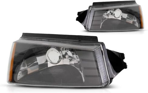 KarParts360 For 2002-2006 Chevy Avalanche 1500 Pair Park/Signal Lights Driver and Passenger Side Unit Includes signal lamp; w/body cladding GM2520184 GM2521184 For 15077336 15077337 in Saudi Arabia
