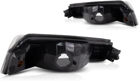 KarParts360 For 2002-2006 Chevy Avalanche 1500 Pair Park/Signal Lights Driver and Passenger Side Unit Includes signal lamp; w/body cladding GM2520184 GM2521184 For 15077336 15077337 in Saudi Arabia