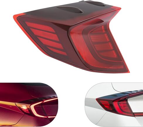 Tail Light Assembly for 2020-2022 Hyundai Sonata SE/SEL (Halogen Turn Signal Light) Tail Back Lamp with Brake Light Direct Replacement Driver Side OE/OEM 92401-L0000 in Kuwait