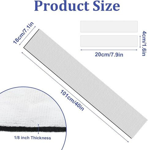 Car Battery Blanket, 40"x 7" Car Battery Blanket Insulation Wrap with 2 Sealing Tape Easy Installation for Extreme Temperature Protection in Saudi Arabia