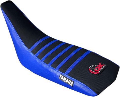 Seat Cover Compatible for Raptor 660 660R Seat Cover (2001-2005) - Black/Blue Ribs ATV Seat Protector for Enhanced Comfort and Style in Saudi Arabia