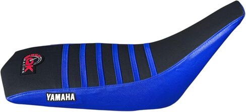Seat Cover Compatible for Raptor 660 660R Seat Cover (2001-2005) - Black/Blue Ribs ATV Seat Protector for Enhanced Comfort and Style in Saudi Arabia