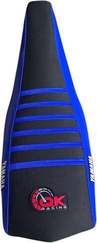 Seat Cover Compatible for Raptor 660 660R Seat Cover (2001-2005) - Black/Blue Ribs ATV Seat Protector for Enhanced Comfort and Style in Saudi Arabia