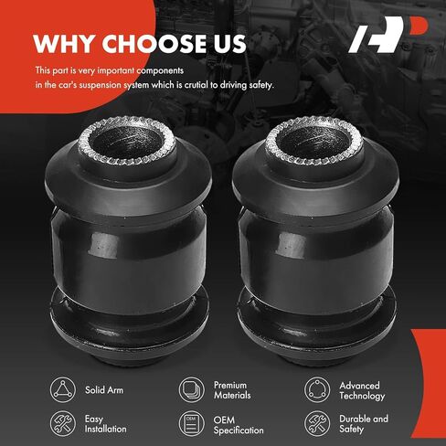 A-Premium 2 x Front Forward Lower Control Arm Bushing Kit, Compatible with Toyota Yaris 2006-2018, Prius C 2012-2019, Yaris iA 2017 & Scion xD 2008-2014 in Kuwait