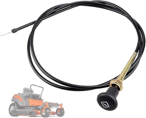 539112439 Choke Cable Compatible with Husqvarna Zero Turn Mower EZ 4216 4217 4819 4822 4824,MZ 52 54 61,RZ Series Lawn Mower | Replace 539130209,Black in Saudi Arabia