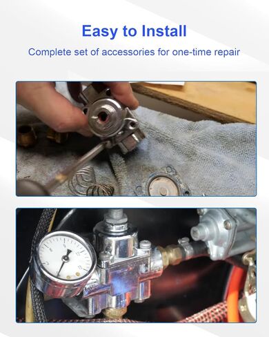 Adjustable Fuel Pressure Regulator with Gauge Fit for Holley and Edelbrock Carburetors Replace 12-803, 3/8in NPT 4-1/2-9 Psi in Saudi Arabia