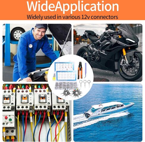 26Type Pin Connectors Kit with Crimping Pliers,827pcs Automotive Car Electrical Wire Pins 1/1.5/1.8/2.2/2.8/3.5mm Non Insulated Wire Terminal Pin Kit. in Saudi Arabia