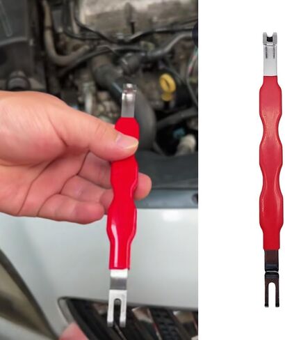 Automotive Electrical Terminal Connector Separator Removal Tool, Electrical Connector Removal Tool with Straight & Curved Head Dual-Head Designs, Universal Automotive Electrical Tools(RED) in Saudi Arabia