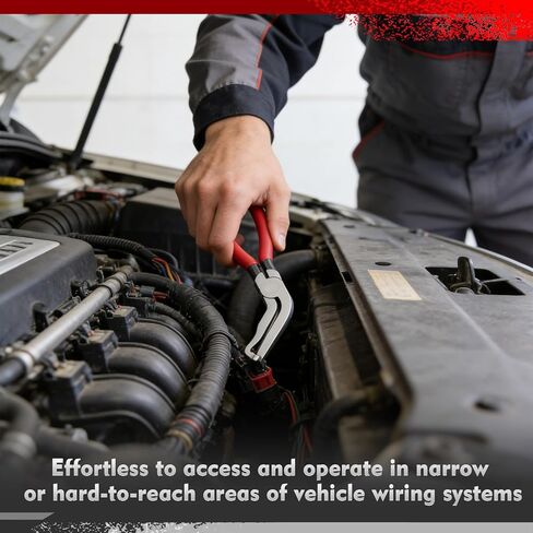 طقم كماشة قطع الكهرباء 5 قطع، أداة إزالة وصلة طرفية للسيارات كماشة مشبك خرطوم مع قفازات لخط الوقود وأجهزة الاستشعار والأسلاك والملفات in Kuwait