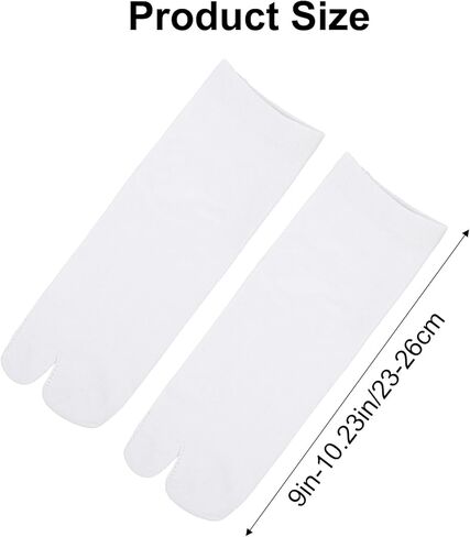 4Pairs Japan Tabi Socks for Flip Flop, Japanese Elastic Split Toe Socks Cotton Non Slip Toes Separated Sock for Geta Samurai Japanese Split Toe Sandals Ninja Slipper Men Women in Saudi Arabia