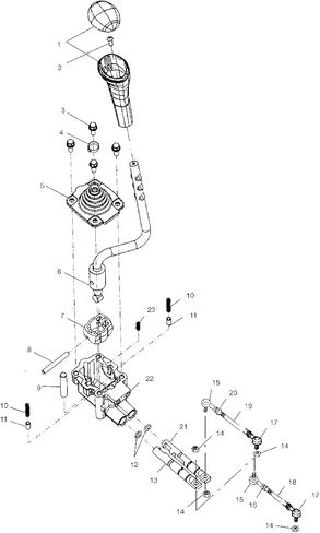 Polaris ATV Hi Range Shift Linkage Rod, Genuine OEM Part 5020823, Qty 1 in Saudi Arabia