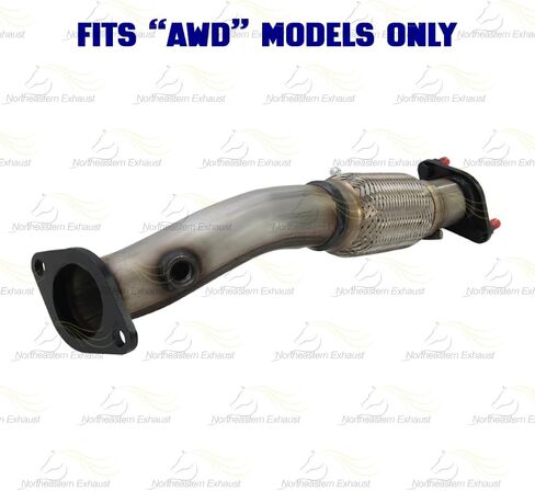 Exhaust Front Flex Pipe Compatible for 2016-2018 Hyundai Tucson 2.0L | Stainless Steel | Northeastern Exhaust | Includes Gasket | Direct-Fit Replacement in Saudi Arabia