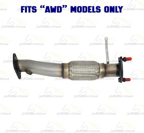 Exhaust Front Flex Pipe Compatible for 2016-2018 Hyundai Tucson 2.0L | Stainless Steel | Northeastern Exhaust | Includes Gasket | Direct-Fit Replacement in Saudi Arabia