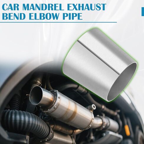 Mandrel Exhaust Bend Elbow Pipe Concentric Reducer Car Exhaust Adapter for Car Piping, 201 Stainless Steel, 2.5 Inch to 3 Inch OD, 2 PCS in Saudi Arabia