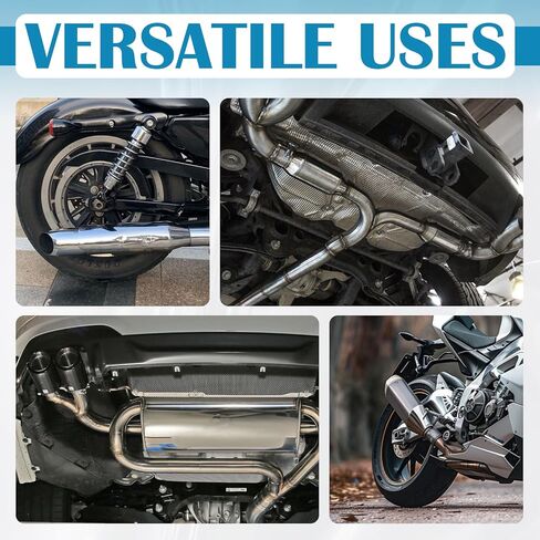 Mandrel Exhaust Bend Elbow Pipe Concentric Reducer Car Exhaust Adapter for Car Piping, 201 Stainless Steel, 2.5 Inch to 3 Inch OD, 2 PCS in Saudi Arabia