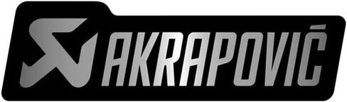 AKRAPOVIC P-HST4ALMONO STICKER MONO AL BLK 135mm X 40mm in Saudi Arabia