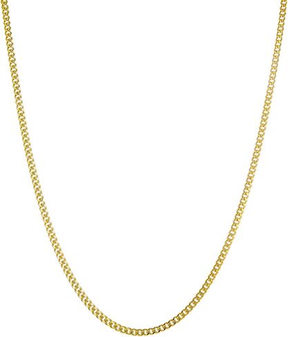 14k REAL Yellow Gold 3mm, 3.5mm, 4.5mm, 5.5mm, 8mm, 9.5mm, 12mm Hollow Miami Cuban Chain Bracelet or Necklace in Saudi Arabia