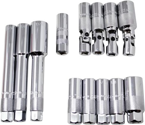 K Tool International Spark Plug Socket Set 13 Piece Magnetic 3/8 Inch in Saudi Arabia