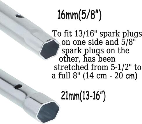 19576S 5/8" & 13/16" Spark Plug Wrench, 8-Inch Replaces 19374S/19374/690966/19576, Fits Many Briggs & Stratton Engine Series,1 Pack in Kuwait